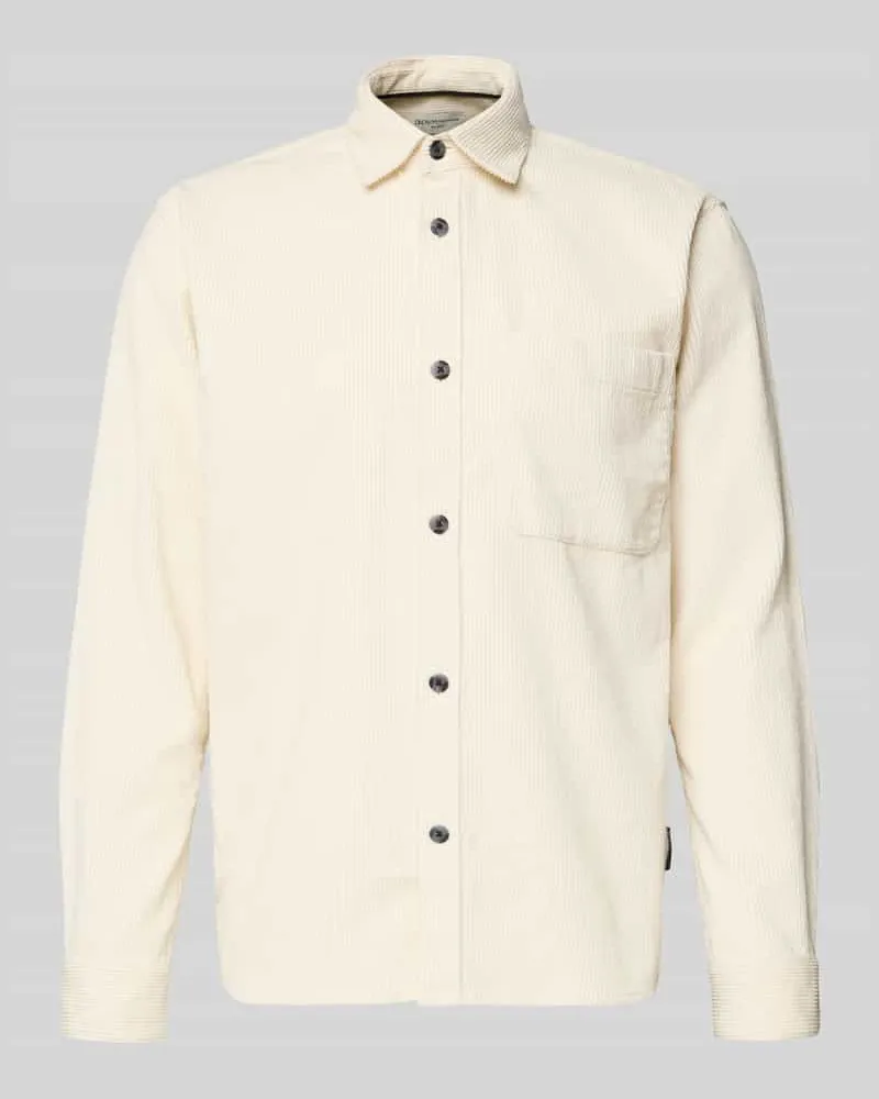 Tom Tailor Relaxed Fit Cordhemd aus reiner Baumwolle 
