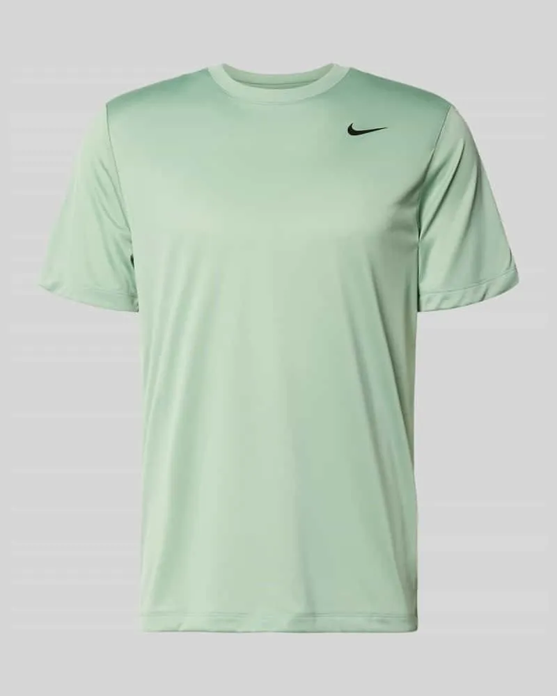 Nike T-Shirt mit Logo-Print und Rundhalsausschnitt Mint