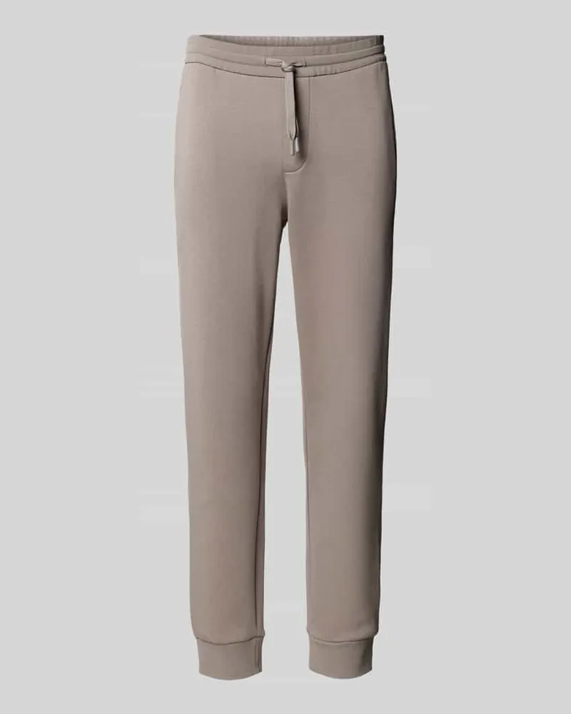 Armani Exchange Sweatpants mit elastischem Bund Taupe