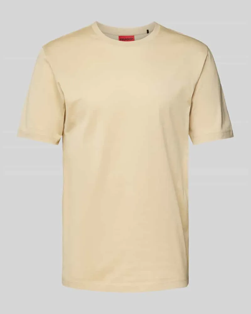 HUGO BOSS T-Shirt mit Rundhalsausschnitt Modell 'Dimerstee Beige