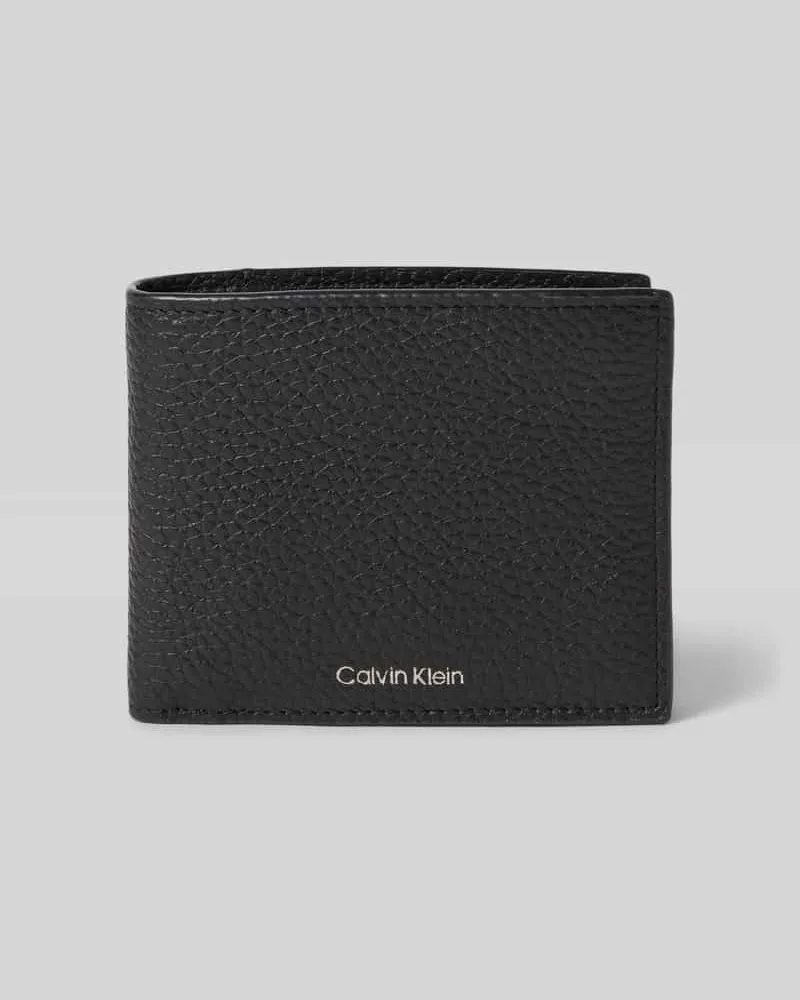 Calvin Klein Portemonnaie mit Label-Detail Black