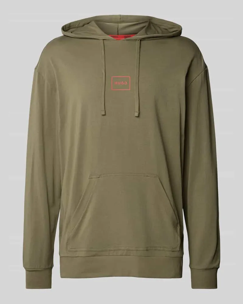HUGO BOSS Hoodie mit Label-Print Modell 'Laze 
