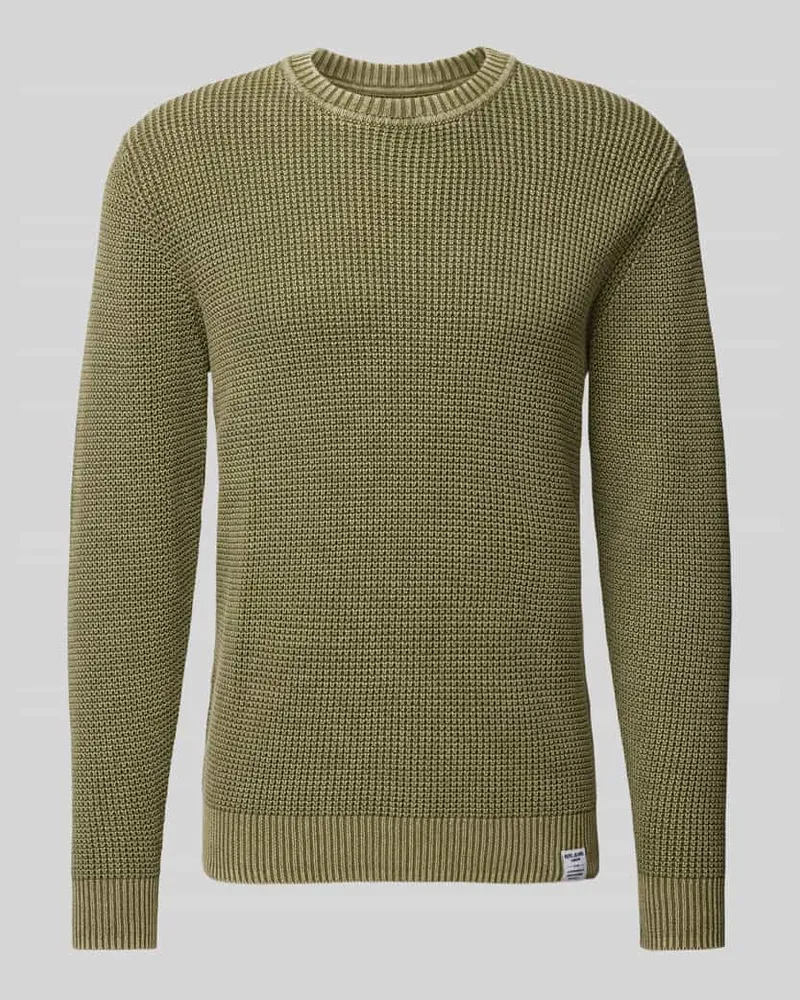 Pepe Jeans Strickpullover mit Label-Detail Modell 'Maddox 