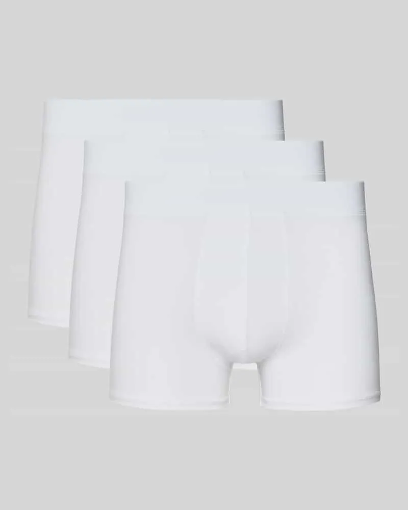 Christian Berg Trunks mit elastischem Bund im 3er-Pack Weiss