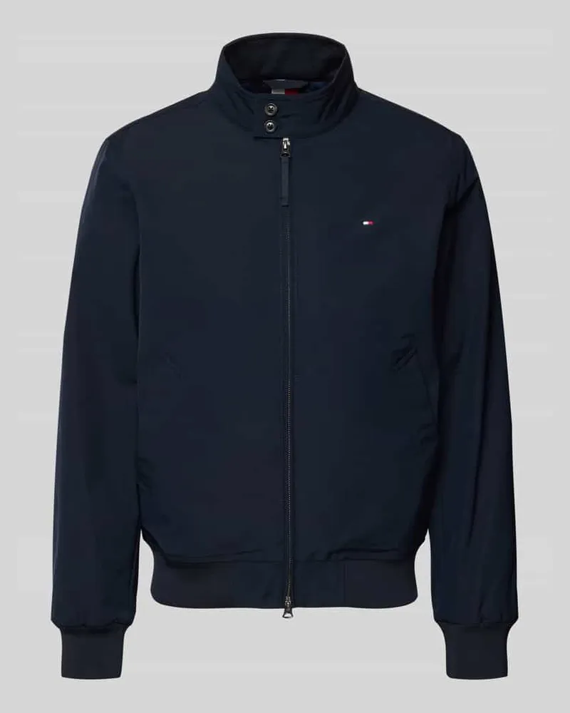 Tommy Hilfiger Relaxed Fit Blouson mit Logo-Stitching Marine