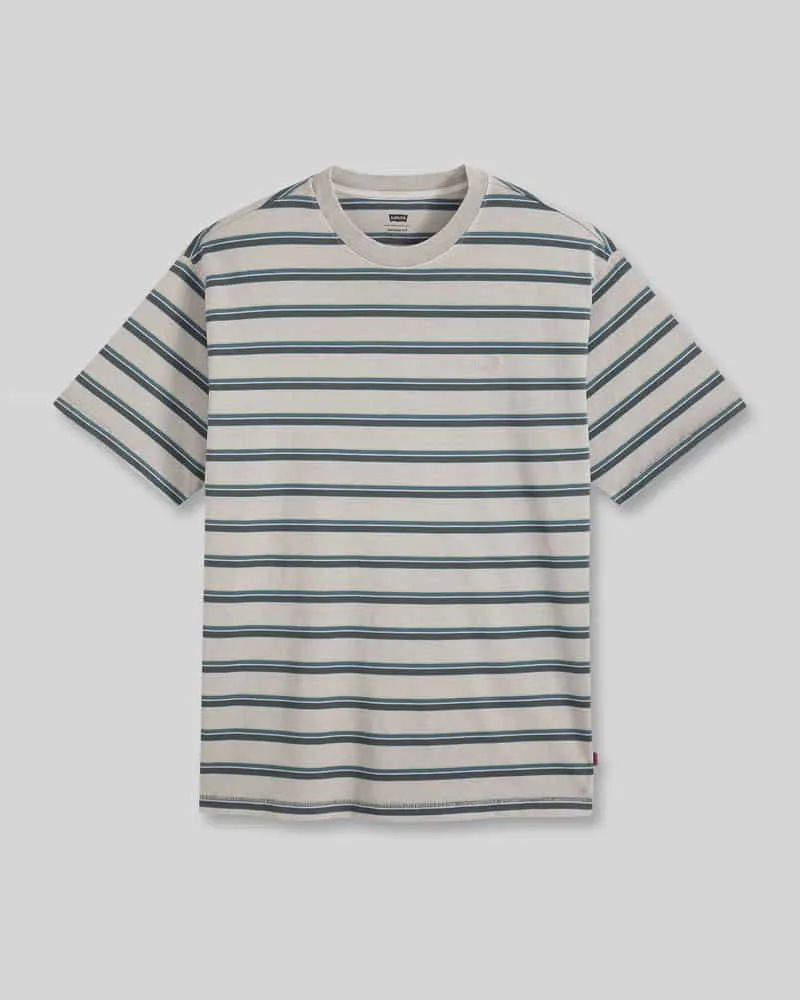 Levi's Relaxed Fit T-Shirt aus reiner Baumwolle Modell 'Red Tab Mittelgrau
