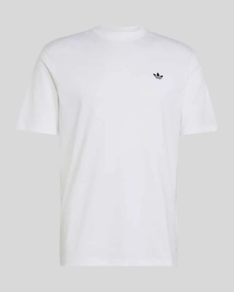 adidas Regular Fit T-Shirt aus reiner Baumwolle Weiss