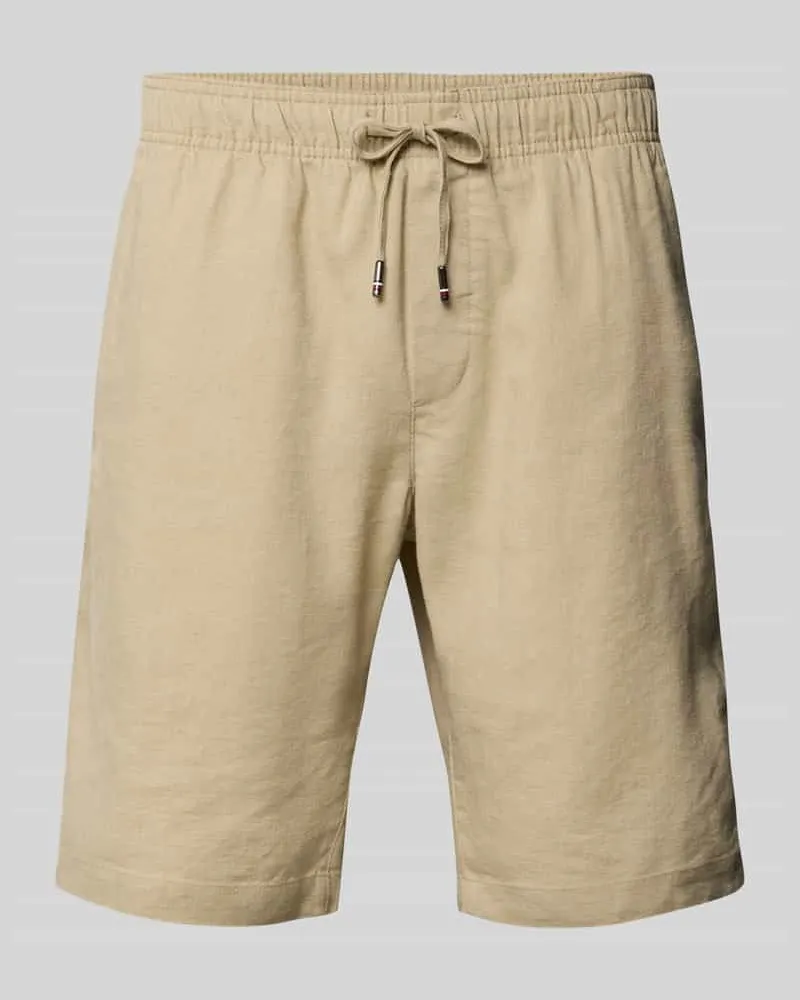 Tommy Hilfiger Relaxed Fit Shorts aus Leinen-Mix 