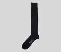 Kniestrümpfe mit elastischem Rippenbündchen Modell 'AIRPORT