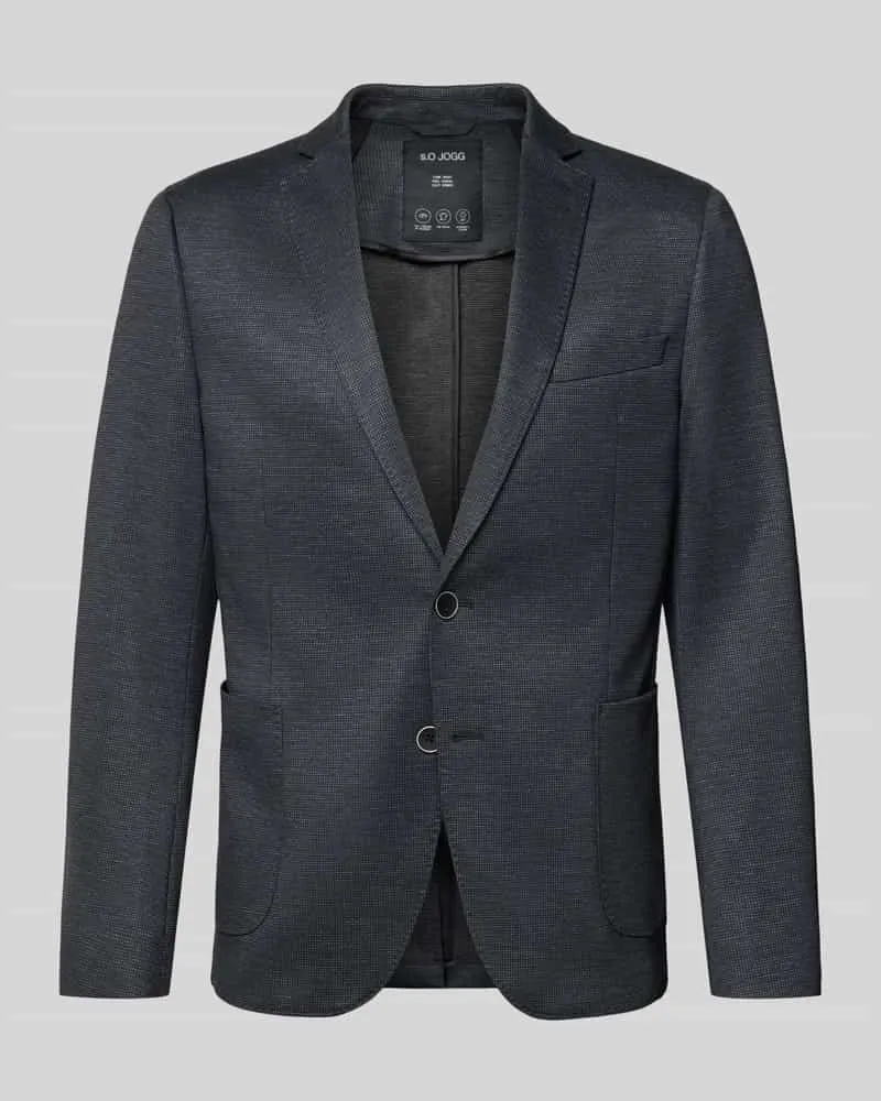 S.Oliver Regular Fit Anzugsakko mit Viskose-Anteil Anthrazit