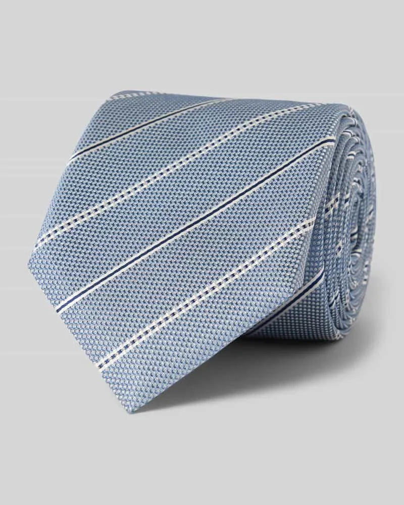 HUGO BOSS Seidenkrawatte mit Strukturmuster 