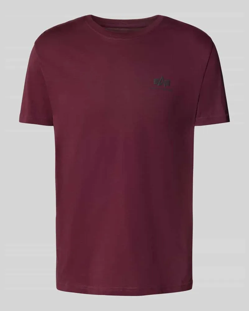 Alpha Industries T-Shirt mit Label-Print 