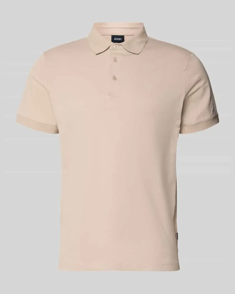 JOOP! Regular Fit Poloshirt mit Knopfleiste Modell 'Carlosjuan Beige