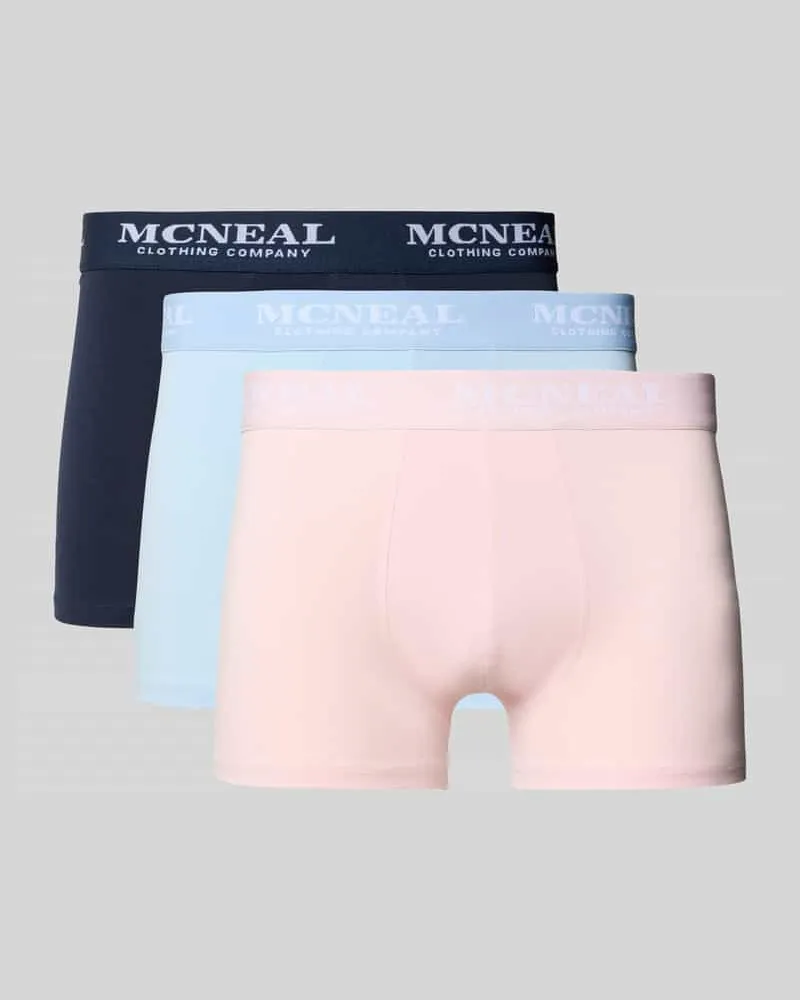 McNeal Trunks mit elastischem Bund im 3er-Pack Hellrosa