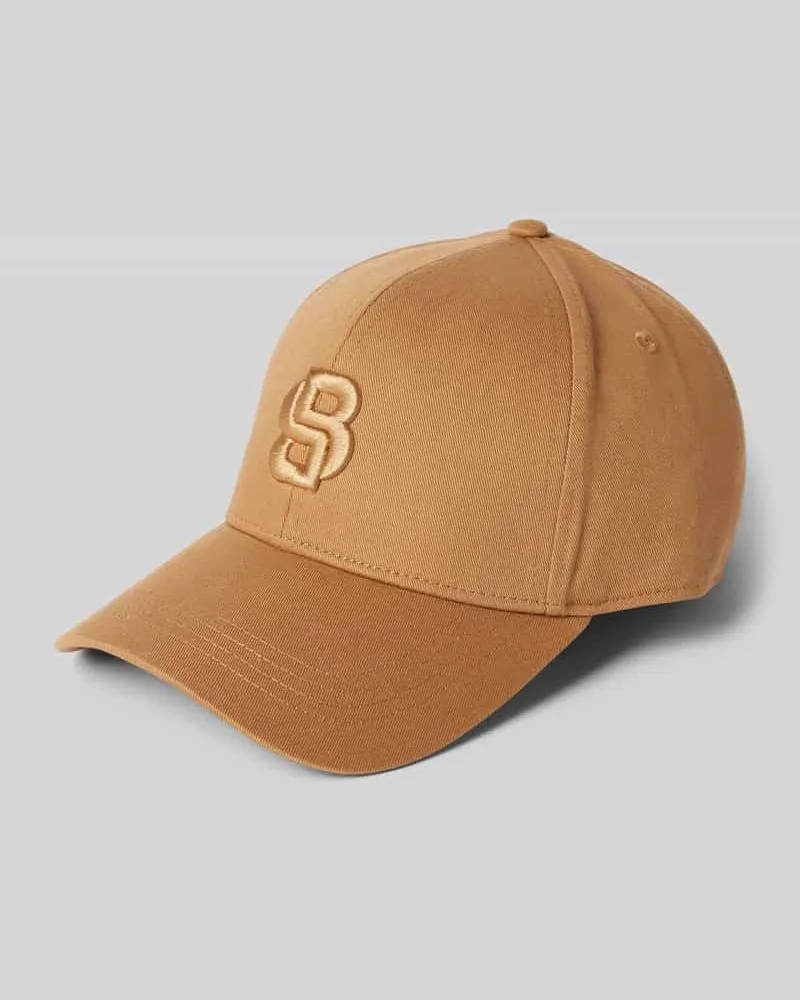 HUGO BOSS Basecap mit Logo-Stitching Modell 'ZED Beige