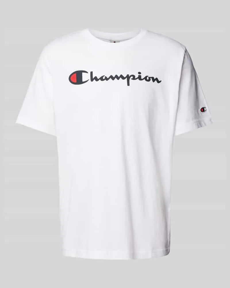 Champion T-Shirt mit Label-Print 