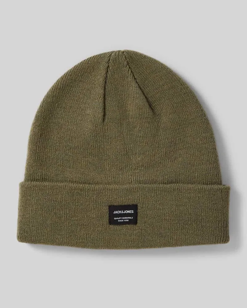 Jack & Jones Beanie mit Label-Detail 