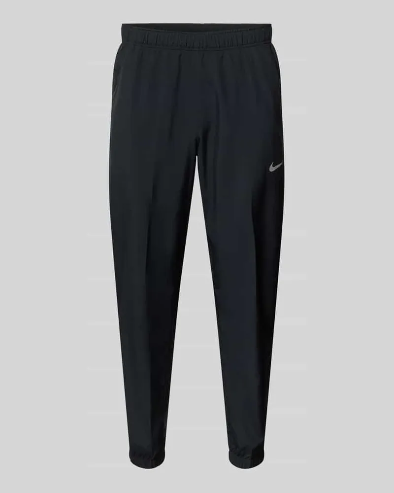 Nike Form Pants mit Logo-Print und Eingriffatschen Black