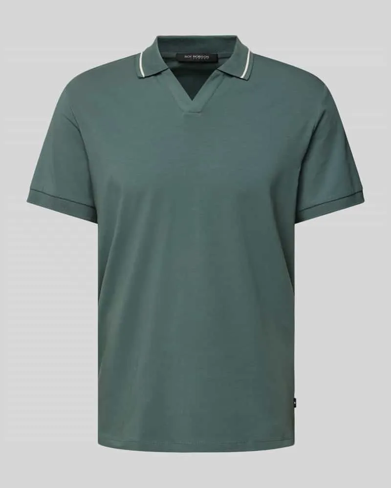 Roy Robson Regular Fit Poloshirt mit Kontraststreifen 