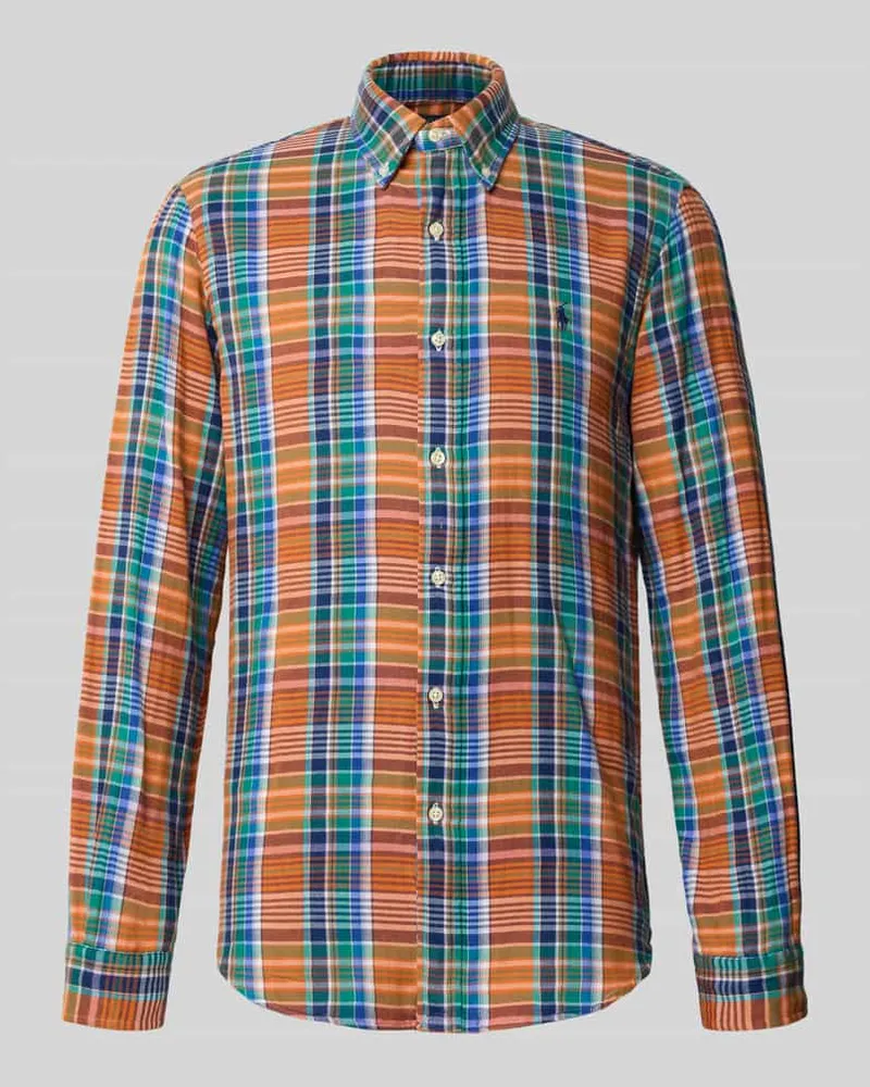 Ralph Lauren Regular Fit Freizeithemd mit Logo-Stitching Gruen