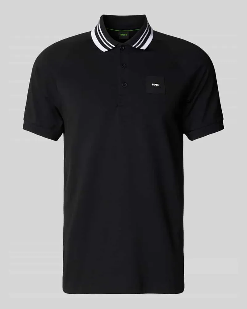 HUGO BOSS Regular Fit Poloshirt mit Label-Badge Modell 'Paddy 