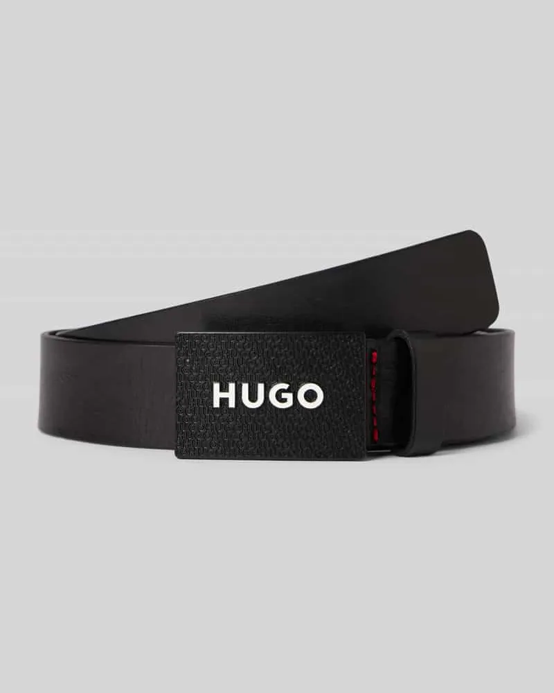 HUGO BOSS Ledergürtel aus echtem Rindsleder 