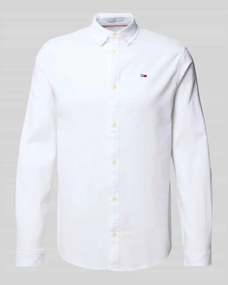 Tommy Hilfiger Slim Fit Freizeithemd aus Oxford 