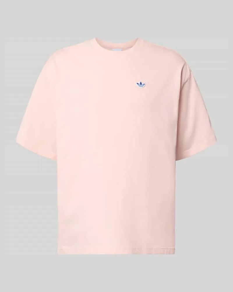 adidas Relaxed Fit T-Shirt aus reiner Baumwolle Modell 'SUMMER GRAPHIC Hellrosa