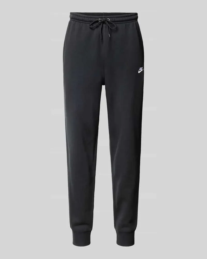 Nike Sweatpants mit Label-Stitching und Gesäßtasche Black