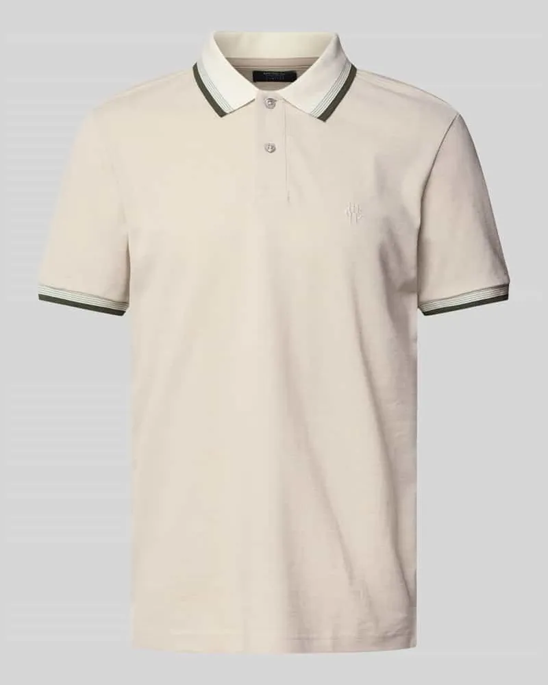McNeal Poloshirt mit Label-Stitching Beige