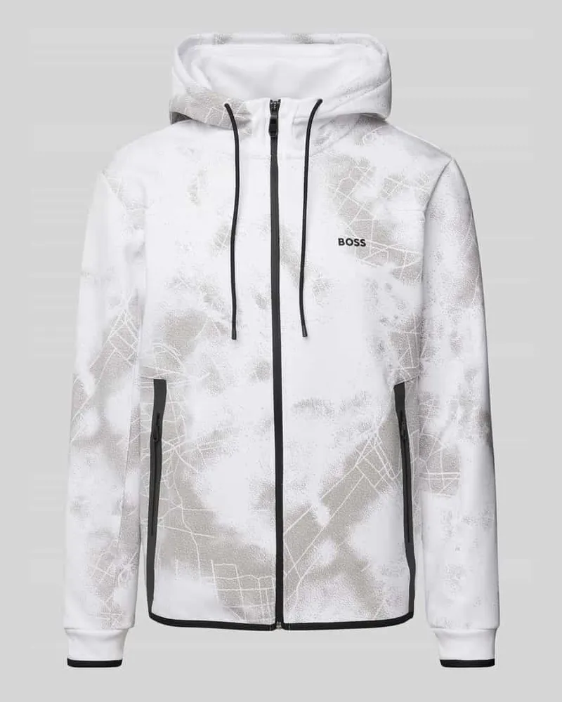 HUGO BOSS Sweatjacke mit Kapuze Modell 'Savion 