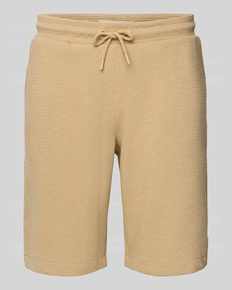 Blend Regular Fit Sweatshorts mit Strukturmuster Modell 'CASPER 