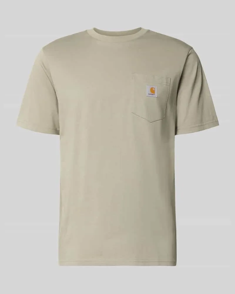 Carhartt WIP Regular Fit T-Shirt mit Brusttasche Lind