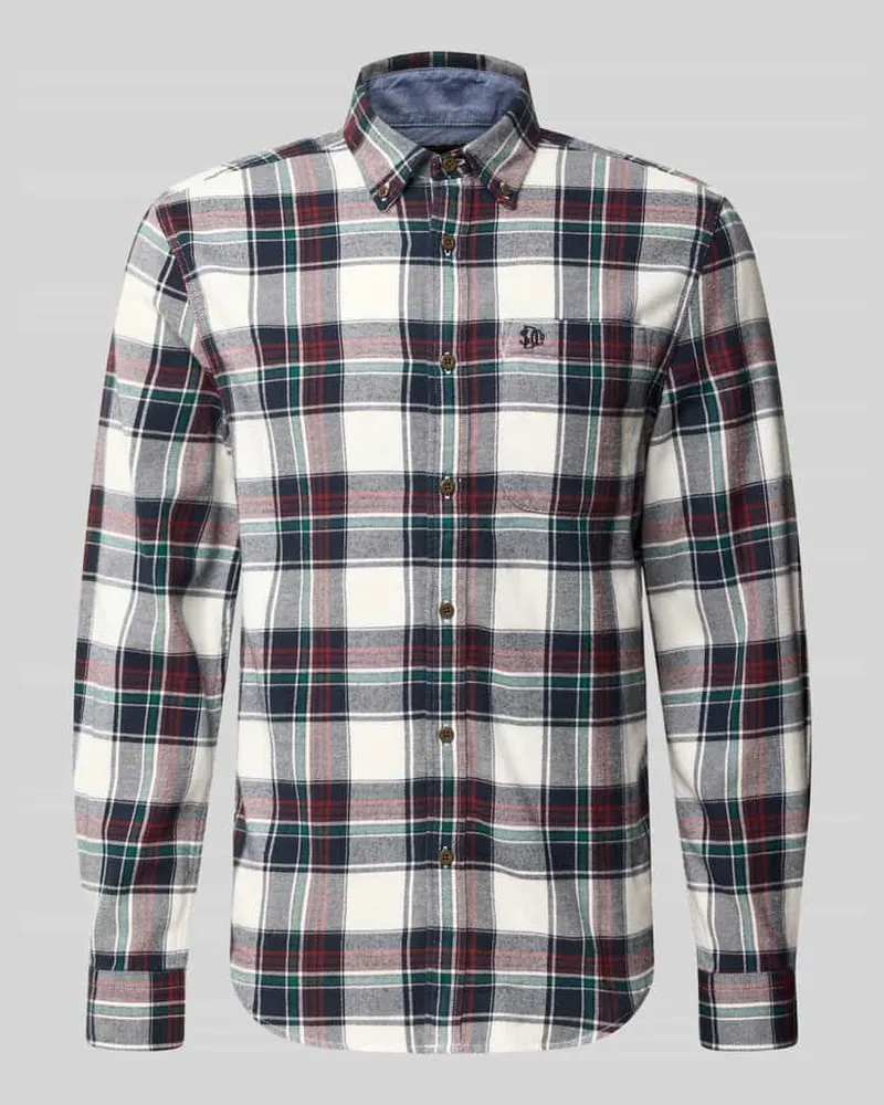 Superdry. Regular Fit Freizeithemd aus reiner Baumwolle Weiss