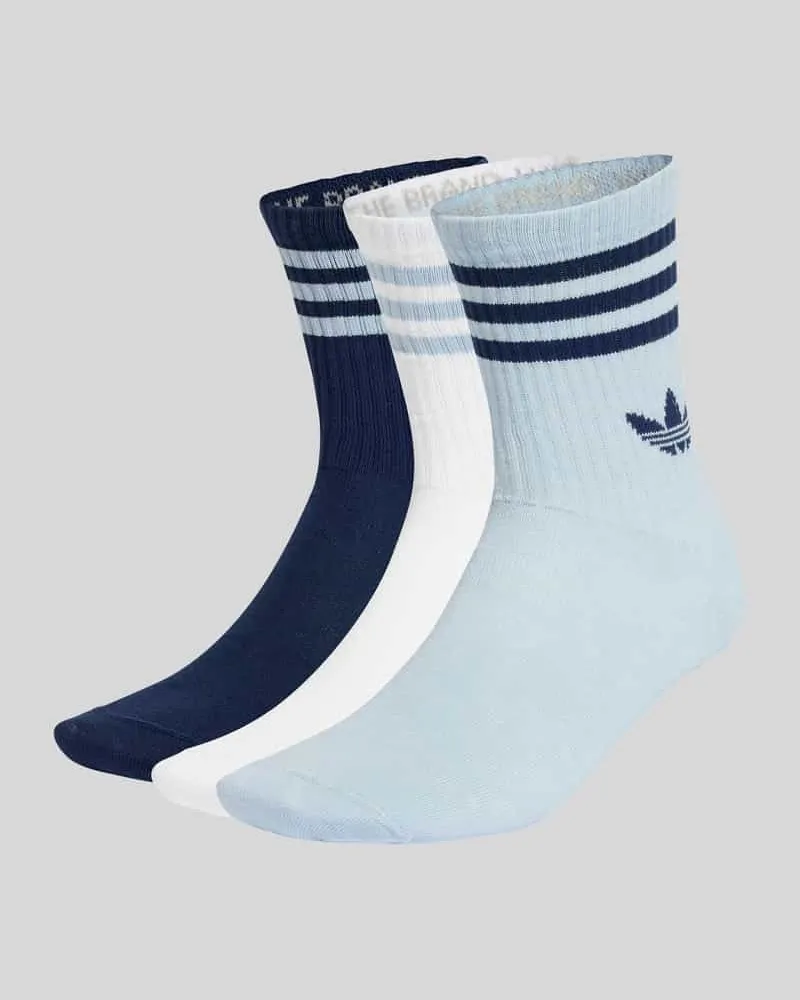 adidas Socken aus Baumwoll-Mix im 3er-Pack Blau