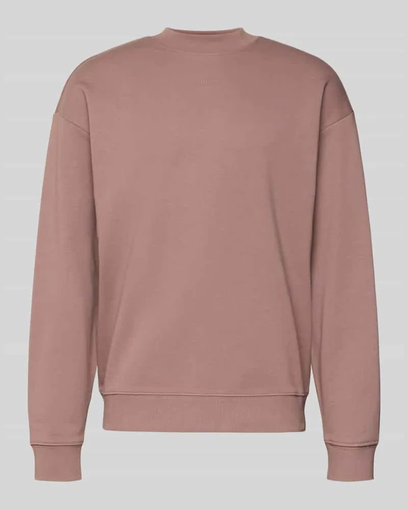 HUGO BOSS Regular Fit Sweatshirt aus reiner Baumwolle Modell 'DAPOCREW Kirsche