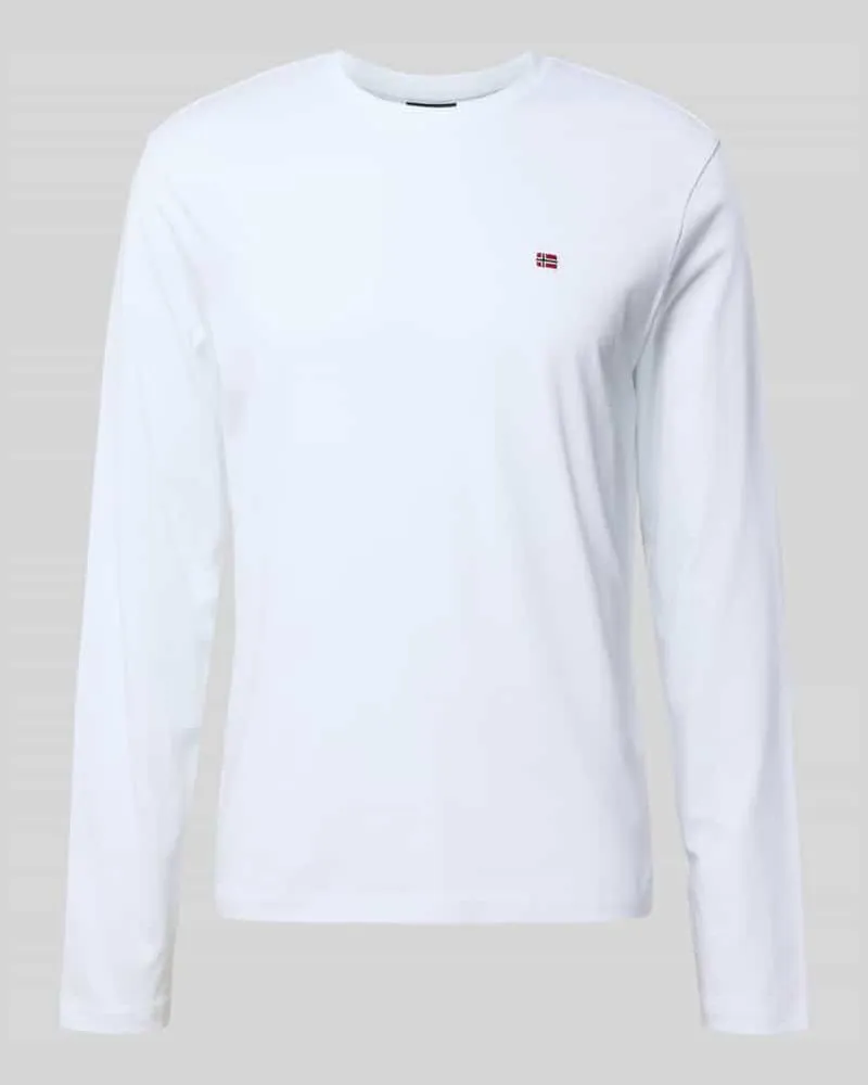 Napapijri Longsleeve mit Logo-Stitching Modell 'Salis 