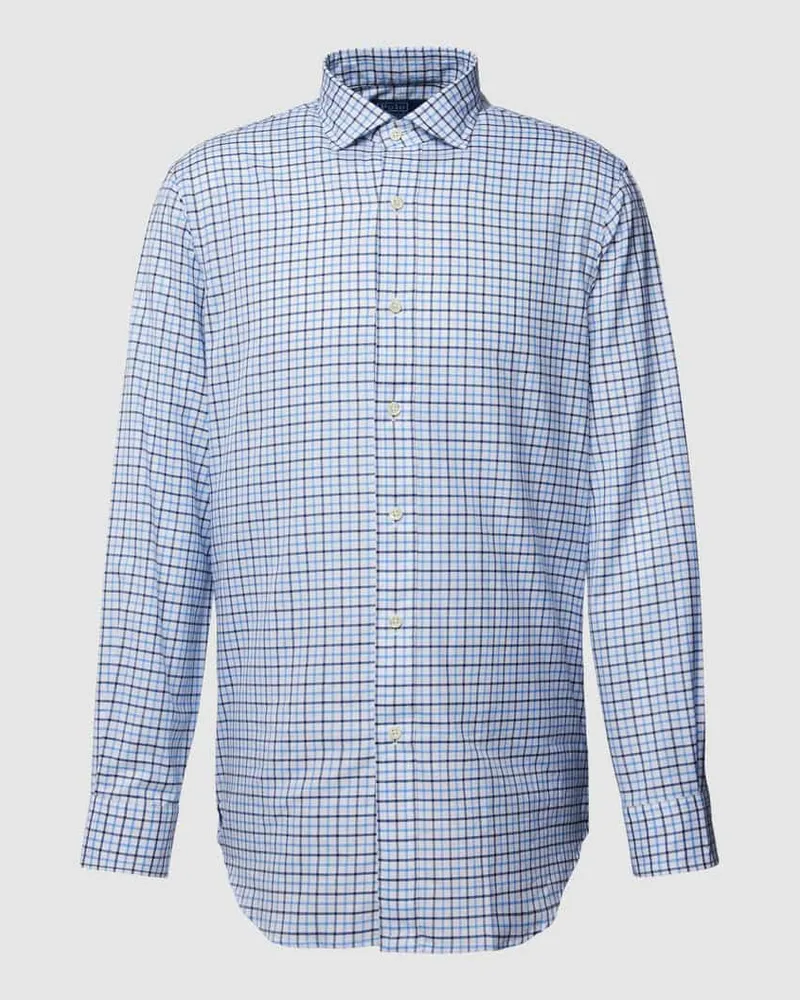 Ralph Lauren Regular Fit Freizeithemd mit Kentkragen Hellblau