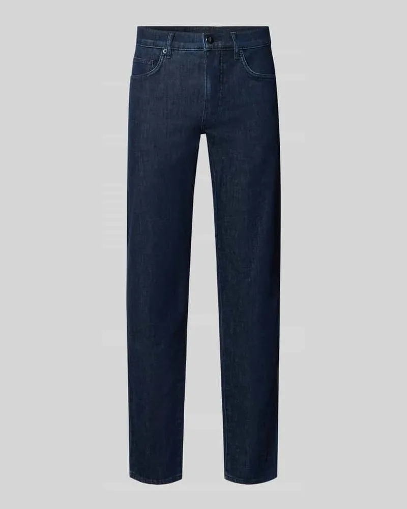Brax Regular Fit Jeans aus Baumwoll-Kaschmir-Mix Modell 'Cadiz Jeansblau