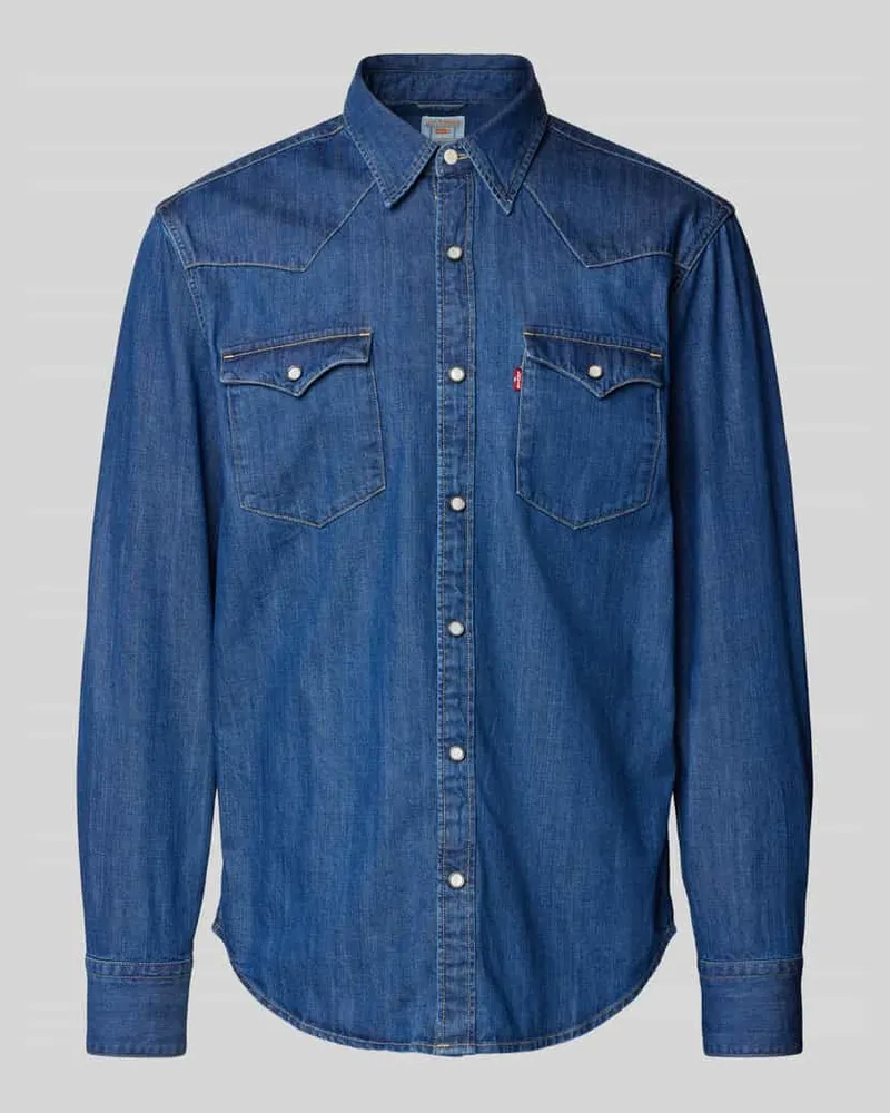 Levi's Regular Fit Jeanshemd mit Label-Detail Modell 'BARSTOW 