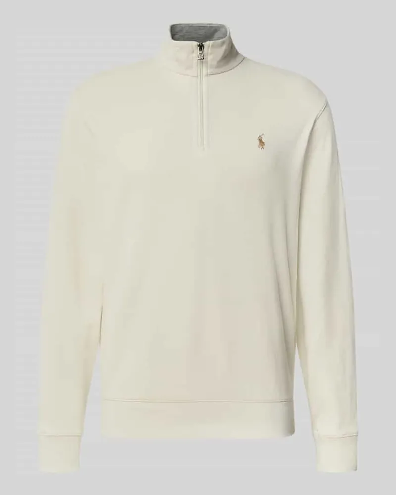 Ralph Lauren Regular Fit Sweatshirt aus Baumwoll-Mix Ecru