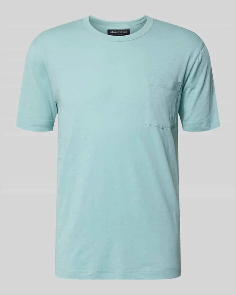 Marc O'Polo Regular Fit T-Shirt aus reiner Baumwolle Mint