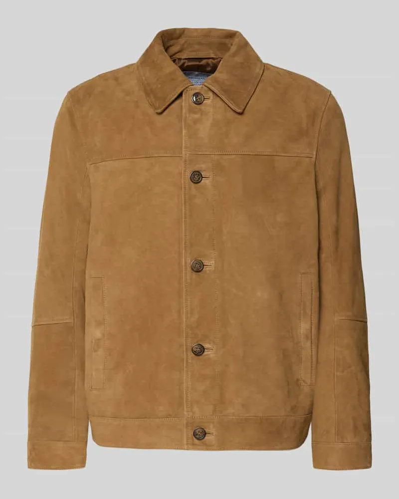McNeal Jacke mit seitlichen Eingrifftaschen Hellbraun