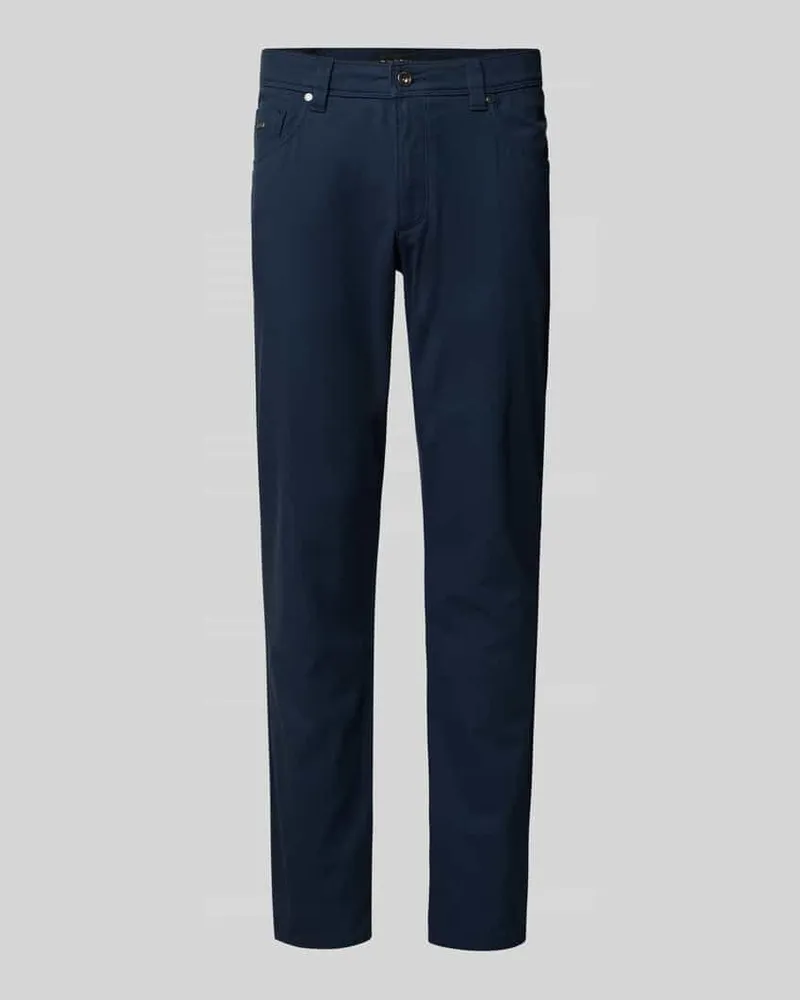 Bugatti Stoffhose im 5-Pocket-Design Modell 'CORDOBA Blau