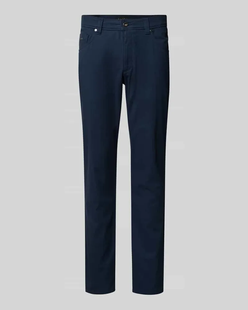Bugatti Stoffhose im 5-Pocket-Design Modell 'CORDOBA Blau