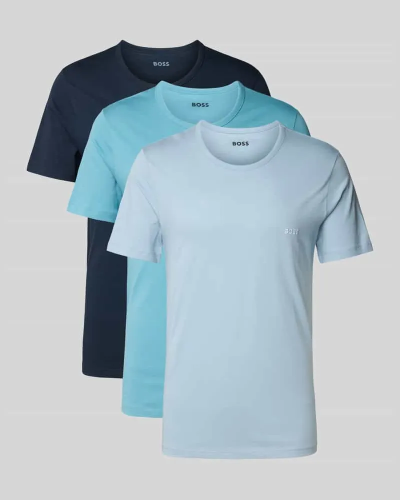 HUGO BOSS Regular Fit T-Shirt aus reiner Baumwolle im 3er Pack 