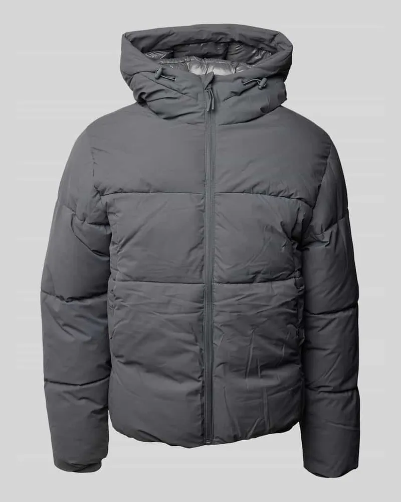 Jack & Jones Steppjacke mit Kapuze Modell 'VESTERBRO Anthrazit