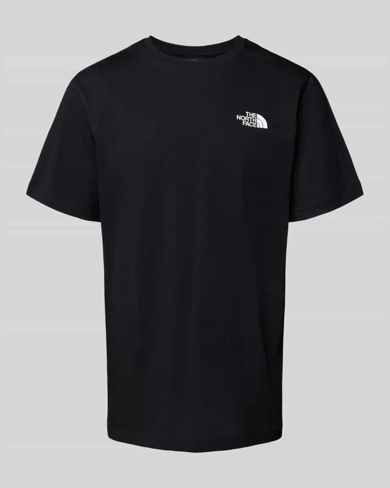 The North Face T-Shirt mit Label-Print Black