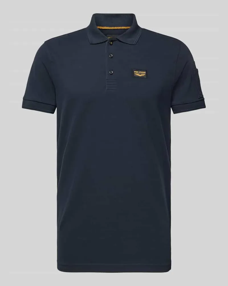 PME Legend Poloshirt mit Label-Detail 
