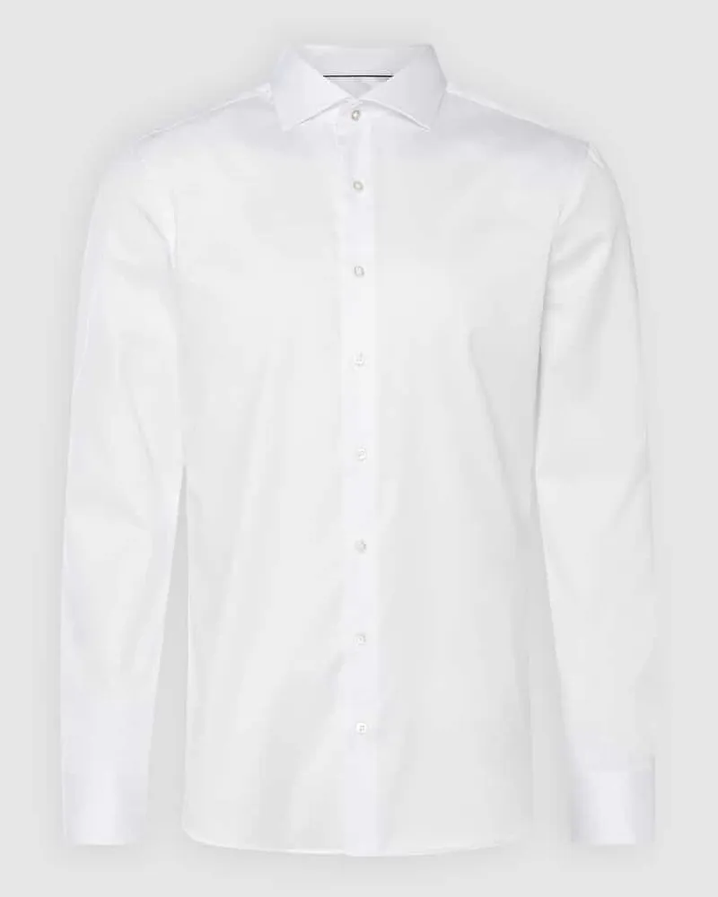 Eterna Slim Fit Businesshemd in Premiumqualität Weiss